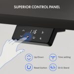 Bureau assis-debout électrique 160×80 cm