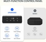 Bureau assis-debout électrique 160×80 cm