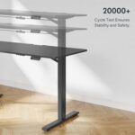 Bureau assis-debout électrique 160×80 cm