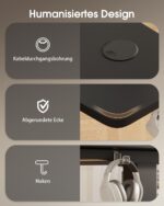 Bureau assis-debout électrique 200×80 cm avec support d’écran