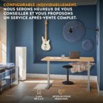 Bureau assis-debout électrique 160×80 cm