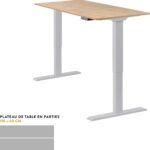 Bureau assis-debout électrique 160×80 cm