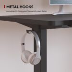 Bureau assis-debout électrique 180×80 cm 4 pieds