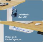 Bureau assis-debout électrique 160×80 cm