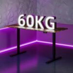 Bureau assis-debout électrique 180×80 cm 4 pieds