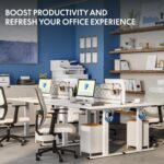 Bureau assis-debout électrique 160×80 cm