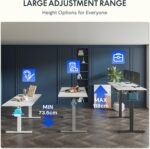 Bureau assis-debout électrique 160×80 cm