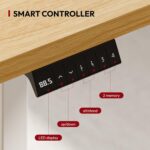 Bureau assis-debout électrique 180×80 cm 4 pieds