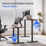 Bureau assis-debout électrique 160×80 cm