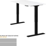 Bureau assis-debout électrique 160×80 cm