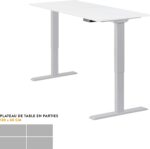 Bureau assis-debout électrique 160×80 cm