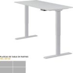 Bureau assis-debout électrique 160×80 cm