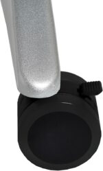 Bureau électrique réglable en hauteur AirLIFT 121×61 cm – verre trempé, 73–120 cm, 2 moteurs