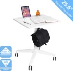 Bureau électrique réglable en hauteur AirLIFT 121×61 cm – verre trempé, 73–120 cm, 2 moteurs