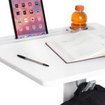 Bureau électrique réglable en hauteur AirLIFT 121×61 cm – verre trempé, 73–120 cm, 2 moteurs