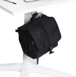 Bureau électrique réglable en hauteur AirLIFT 121×61 cm – verre trempé, 73–120 cm, 2 moteurs