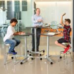 Bureau électrique réglable en hauteur AirLIFT 121×61 cm – verre trempé, 73–120 cm, 2 moteurs