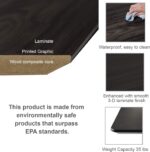 Bureau électrique réglable en hauteur AirLIFT 121×61 cm – verre trempé, 73–120 cm, 2 moteurs