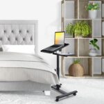 Bureau électrique réglable en hauteur AirLIFT 121×61 cm – verre trempé, 73–120 cm, 2 moteurs