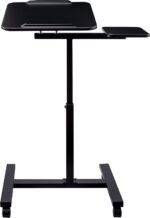 Bureau électrique réglable en hauteur AirLIFT 121×61 cm – verre trempé, 73–120 cm, 2 moteurs