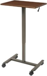 Bureau électrique réglable en hauteur AirLIFT 121×61 cm – verre trempé, 73–120 cm, 2 moteurs