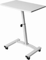 Bureau électrique réglable en hauteur AirLIFT 121×61 cm – verre trempé, 73–120 cm, 2 moteurs