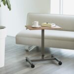 Bureau électrique réglable en hauteur AirLIFT 121×61 cm – verre trempé, 73–120 cm, 2 moteurs