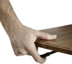 Bureau électrique réglable en hauteur AirLIFT 121×61 cm – verre trempé, 73–120 cm, 2 moteurs