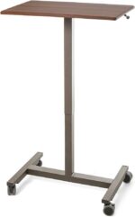 Bureau électrique réglable en hauteur AirLIFT 121×61 cm – verre trempé, 73–120 cm, 2 moteurs