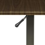 Bureau électrique réglable en hauteur AirLIFT 121×61 cm – verre trempé, 73–120 cm, 2 moteurs