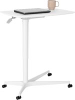 Bureau électrique réglable en hauteur AirLIFT 121×61 cm – verre trempé, 73–120 cm, 2 moteurs