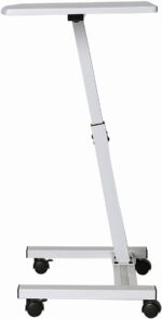 Bureau électrique réglable en hauteur AirLIFT 121×61 cm – verre trempé, 73–120 cm, 2 moteurs