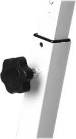 Bureau électrique réglable en hauteur AirLIFT 121×61 cm – verre trempé, 73–120 cm, 2 moteurs