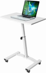 Bureau électrique réglable en hauteur AirLIFT 121×61 cm – verre trempé, 73–120 cm, 2 moteurs