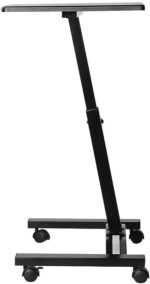 Bureau électrique réglable en hauteur AirLIFT 121×61 cm – verre trempé, 73–120 cm, 2 moteurs