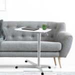 Bureau électrique réglable en hauteur AirLIFT 121×61 cm – verre trempé, 73–120 cm, 2 moteurs