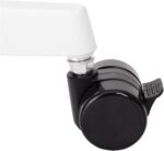 Bureau électrique réglable en hauteur AirLIFT 121×61 cm – verre trempé, 73–120 cm, 2 moteurs