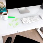 Bureau électrique réglable en hauteur AirLIFT 121×61 cm – verre trempé, 73–120 cm, 2 moteurs