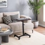 Bureau électrique réglable en hauteur AirLIFT 121×61 cm – verre trempé, 73–120 cm, 2 moteurs