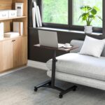 Bureau électrique réglable en hauteur AirLIFT 121×61 cm – verre trempé, 73–120 cm, 2 moteurs