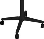 Bureau électrique réglable en hauteur AirLIFT 121×61 cm – verre trempé, 73–120 cm, 2 moteurs