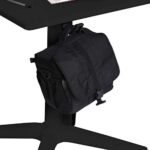 Bureau électrique réglable en hauteur AirLIFT 121×61 cm – verre trempé, 73–120 cm, 2 moteurs