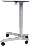 Bureau électrique réglable en hauteur AirLIFT 121×61 cm – verre trempé, 73–120 cm, 2 moteurs