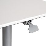 Bureau électrique réglable en hauteur AirLIFT 121×61 cm – verre trempé, 73–120 cm, 2 moteurs