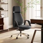 Chaise de bureau EUREKA ERGONOMIC beige inclinaison 90° à 139°