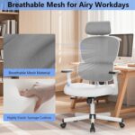 Chaise de bureau Vansalute dossier maille inclinaison 90–135°