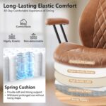 Chaise de bureau YFO cuir PU gris soutien lombaire réglable 136 kg