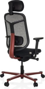 Chaise de bureau Bicolore High mécanisme Donati accoudoirs 4D