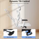 Chaise de bureau Vansalute dossier maille inclinaison 90–135°