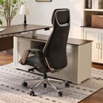 Chaise de bureau EUREKA ERGONOMIC beige inclinaison 90° à 139°